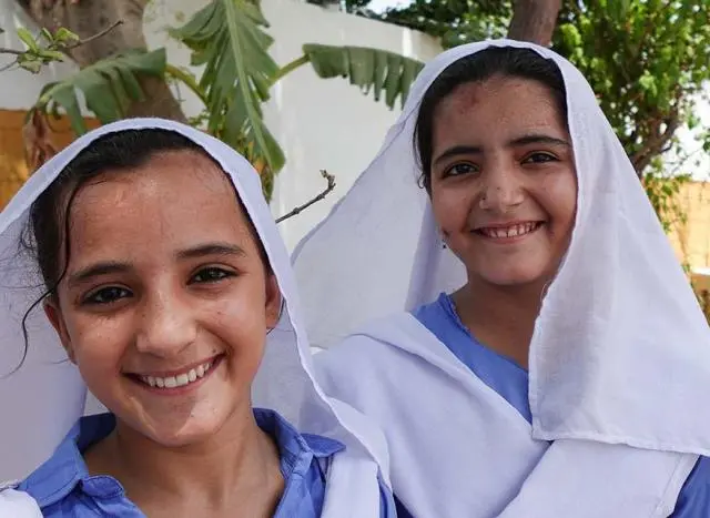 two girls from Pakistan