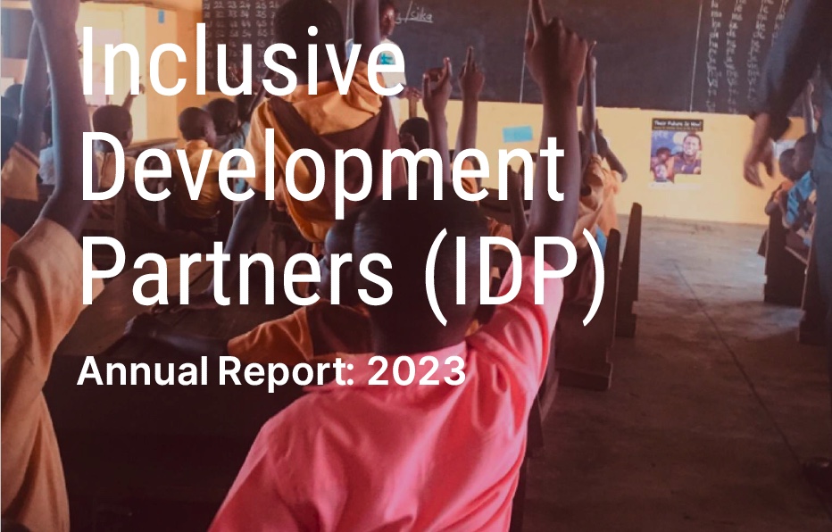 Image of the front cover of IDP's 2023 Annual Report